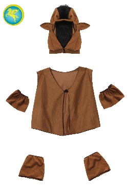 SET CAVALLO + GILET + POLSINI + SCALDAMUSCOLI